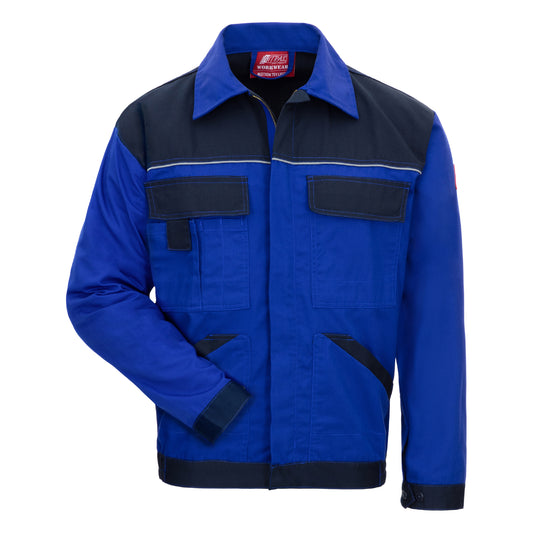 NITRAS MOTION TEX LIGHT, Arbeitsjacke, königsblau / marineblau
