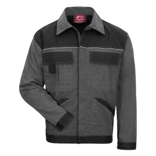 NITRAS MOTION TEX LIGHT, Arbeitsjacke, grau / schwarz