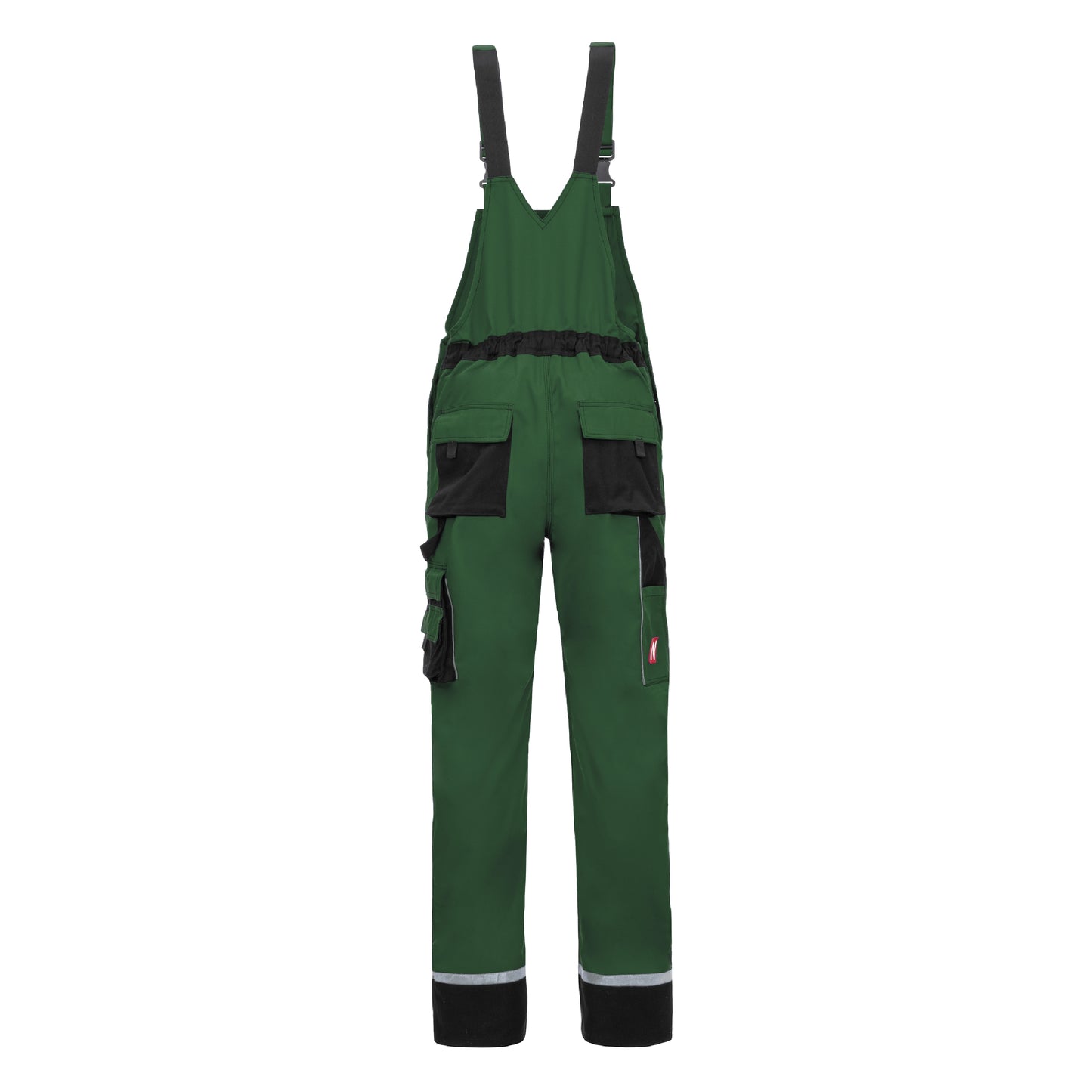 NITRAS MOTION TEX PLUS, dungarees, green / black
