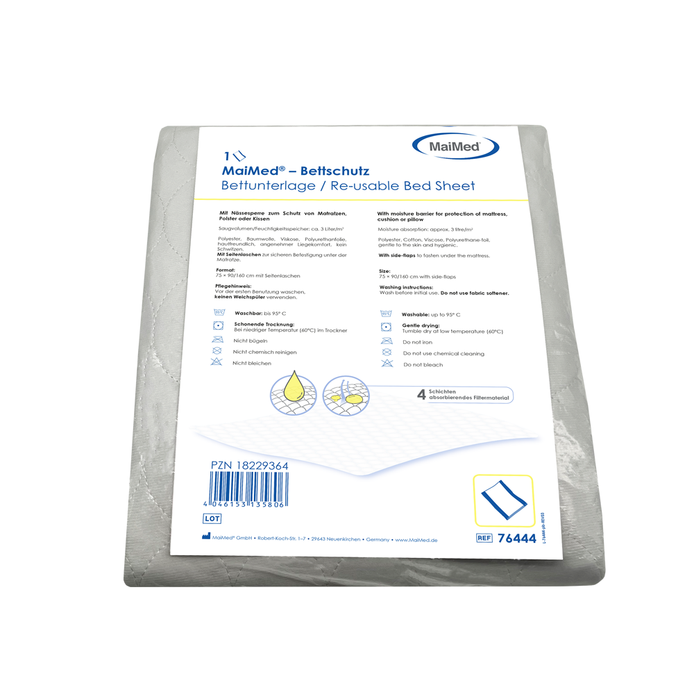 MaiMed bed protector / bed pad, washable