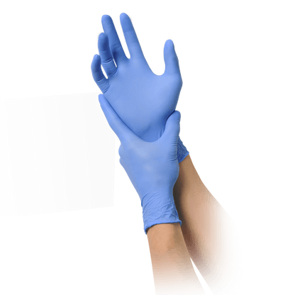 MaiMed-solution100 Latexfreie-Handschuhe, blue violet, unsteril puderfrei, 100St./Box