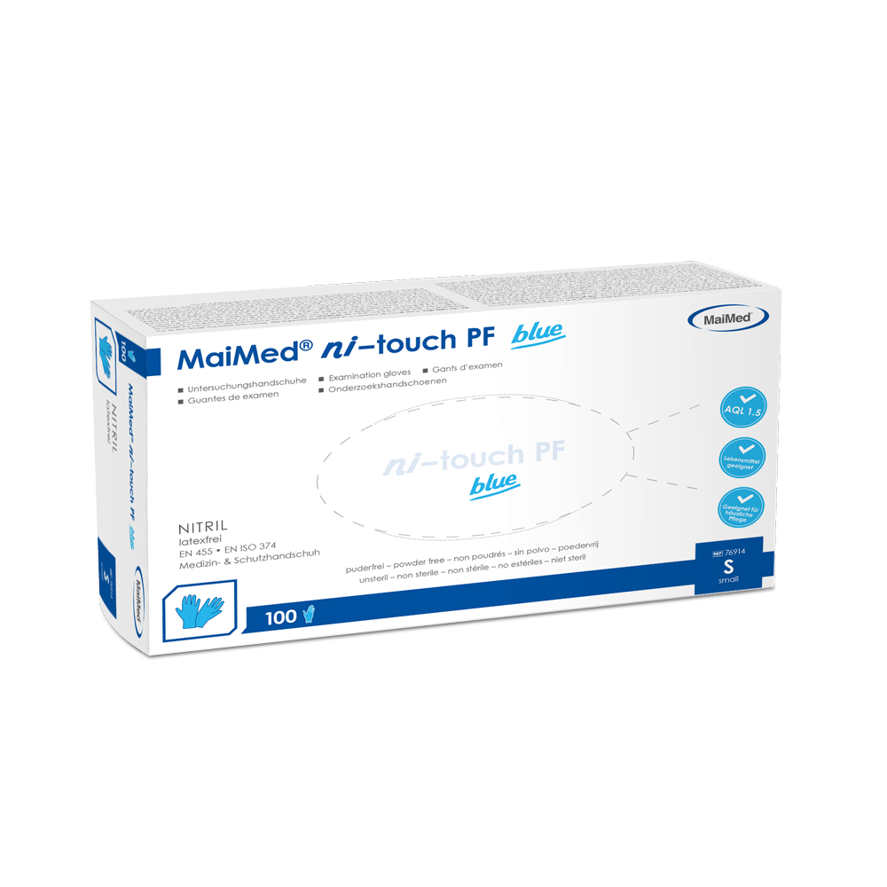 MaiMed ni-touch Einmal-Nitrilhandschuhe 100 St./Box