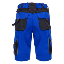 NITRAS MOTION TEX PRO FX, work trousers, short, royal blue / black