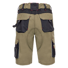 NITRAS MOTION TEX PRO FX, work trousers, short, khaki / black