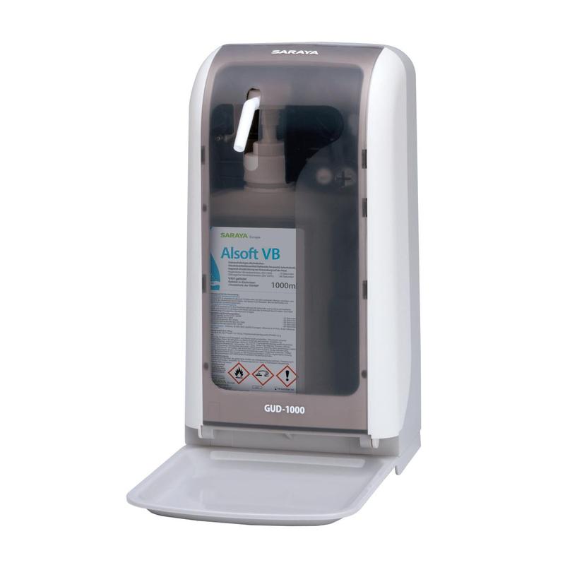 Saraya GUD-1000 Disinfectant & Soap Dispenser (Batteries Not Included) | 1 piece