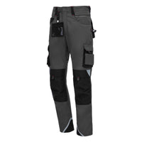 NITRAS MOTION TEX PRO FX, Arbeitshose, lang, grau / schwarz