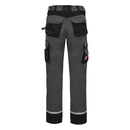 NITRAS MOTION TEX PRO FX, work trousers, long, gray / black