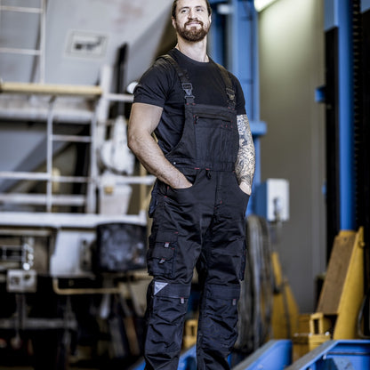 NITRAS MOTION TEX PRO FX, dungarees, black