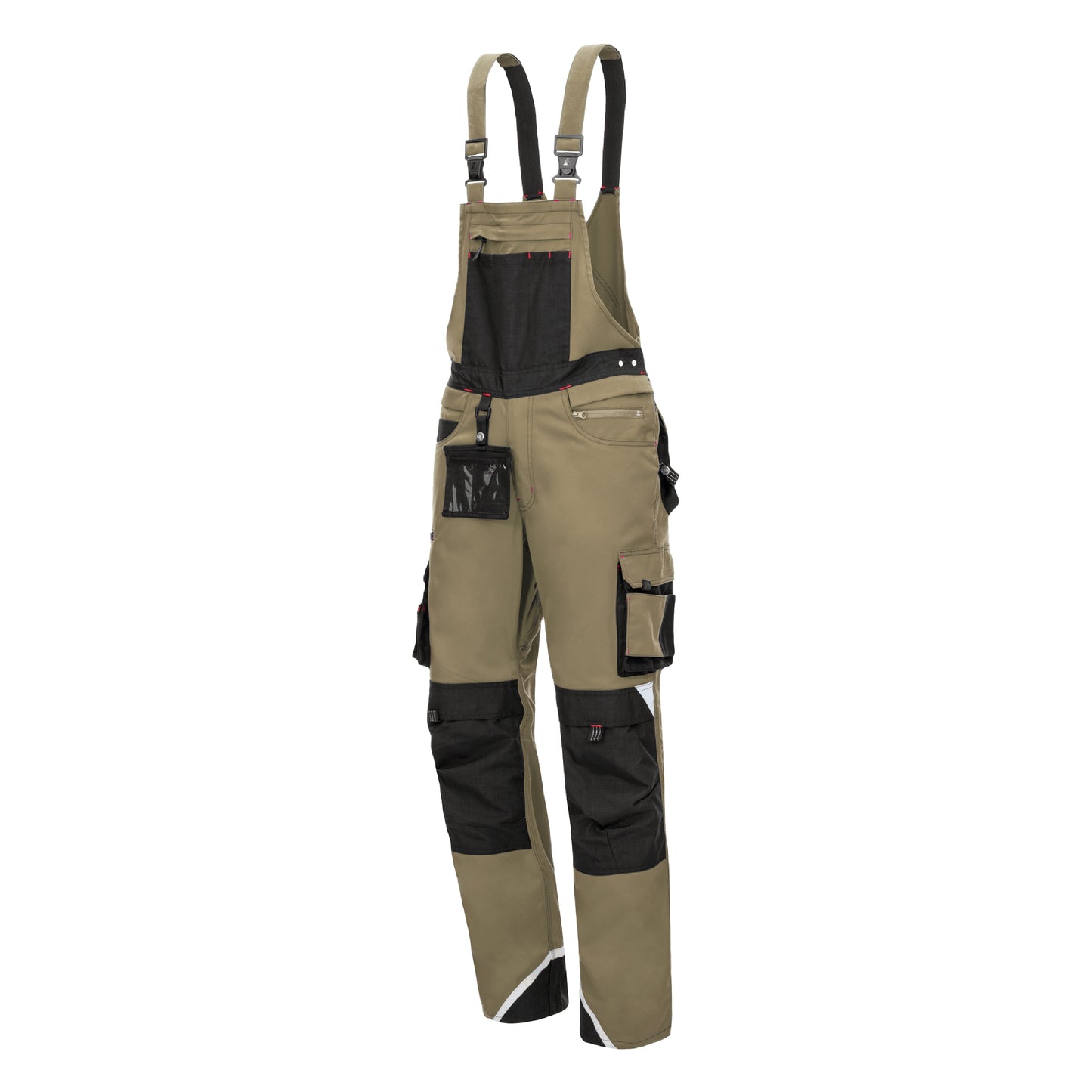 NITRAS MOTION TEX PRO FX, Latzhose, khaki / schwarz