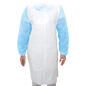 MaiMed-Apron Light PE, apron made of PE 75x120cm white, 100 pieces/pack, blocked, smooth surface | Pack (100 pieces)