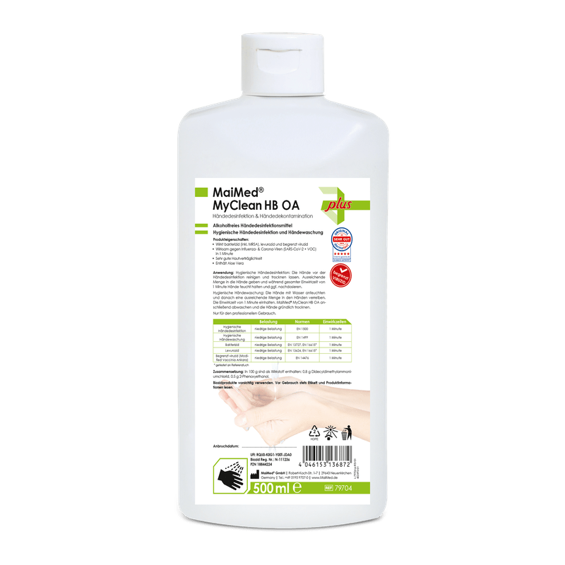 MaiMed MyClean HB OA Händedesinfektion biozid, ohne Alkohol, 500 ml/Fl., 1 St. | Flasche (500 ml)