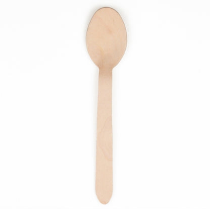 The PAPSTAR wooden spoon "pure" (15.7 cm, 25 pieces) from PAPSTAR GmbH is environmentally friendly, stable, and made from light wood with an oval bowl; biodegradable and simple in design.