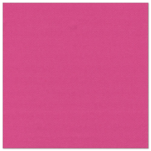 A fuchsia-colored, 40 x 40 cm square napkin with a subtle textured pattern from the PAPSTAR GmbH from the "ROYAL Collection" 50-pack of napkins (1/4-fold).