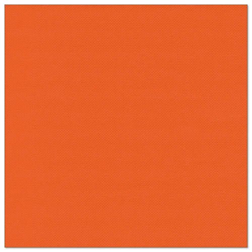 A square image shows a solid nectarine orange with a subtle textured pattern, inspired by the premium look of the PAPSTAR GmbH 50 napkins "ROYAL Collection" 1/4-fold 40 x 40 cm, nectarine.