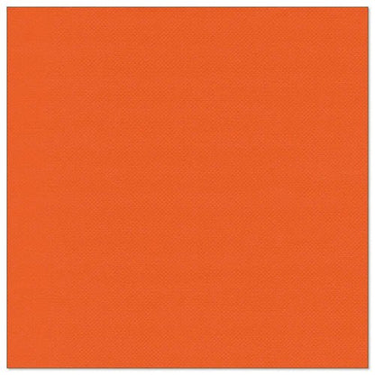 A square image shows a solid nectarine orange with a subtle textured pattern, inspired by the premium look of the PAPSTAR GmbH 50 napkins "ROYAL Collection" 1/4-fold 40 x 40 cm, nectarine.