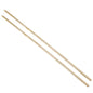 Two long PAPSTAR grill skewers "pure" (80 cm, ideal for Steckerlfisch, 20 pieces) from PAPSTAR GmbH are positioned diagonally on a white background.