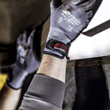 NITRAS DEXTER 2, Mechanikerhandschuhe, grau / schwarz