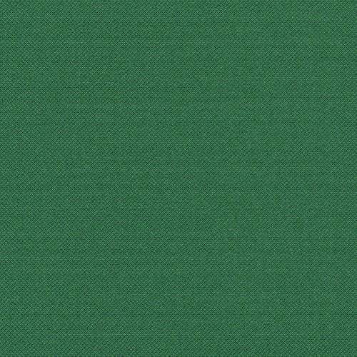 Close-up of a green fabric with a fine, even weave, similar in color and structure to PAPSTAR 50 napkins "ROYAL Collection" 1/4-fold 40 x 40 cm green from PAPSTAR GmbH - smooth, even, and cleanly structured.