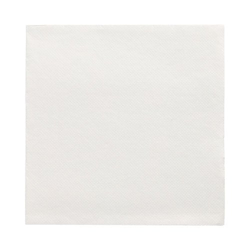 A flat, white PAPSTAR 50 "DAILY Collection" napkins, 1/4-fold (32x32 cm) Napkin from the PAPSTAR The word "GmbH" is printed on a white background with subtle embossing—perfect for table decorations and high-quality napkins.