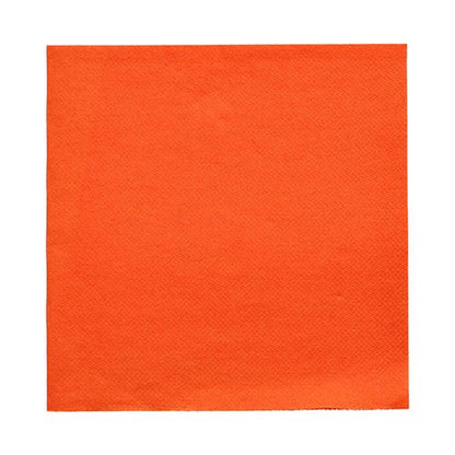 The 50 "DAILY Collection" napkins, 1/4-fold (32x32 cm), from PAPSTAR GmbH offers solid-orange, subtly textured napkins—ideal, high-quality napkins for any occasion.