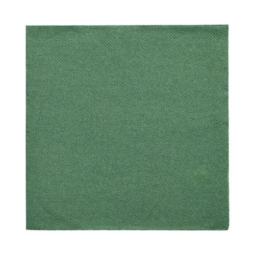 A green napkin, 32x32 cm, from the DAILY Collection (pack of 50, 1/4-fold) by the PAPSTAR GmbH is depicted lying flat on a white background.