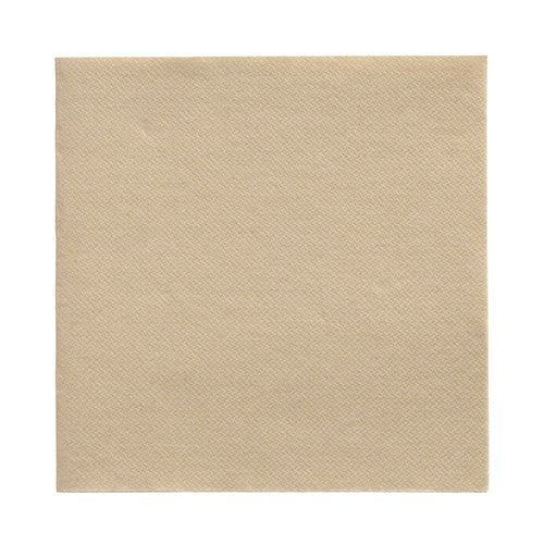 The PAPSTAR 50 "DAILY Collection" napkins (1/4-fold, 32x32 cm) from the PAPSTAR GmbH offers beige, square paper napkins with a subtle dotted pattern—perfect for high-quality napkins and stylish table settings.