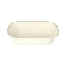 The PAPSTAR Gastronorm container GN 1/4 is a white, rectangular, eco-friendly container made of sugarcane from PAPSTAR GmbH with rounded corners and a white background. The package contains 1 piece.