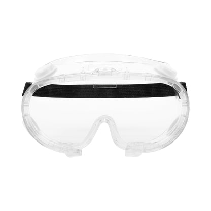 NITRAS VISION PROTECT BASIC, Vollsichtbrille, transparent / transparent, EN 166 PVC | Packung (10 Stück)