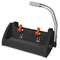 Numatic flat press, black, with stainless steel lever, reflo | Pack (1 piece)