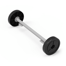 Numatic Große, hintere Laufrollen, inkl. Achse (EcoMatic) | Packung (1 Stück)