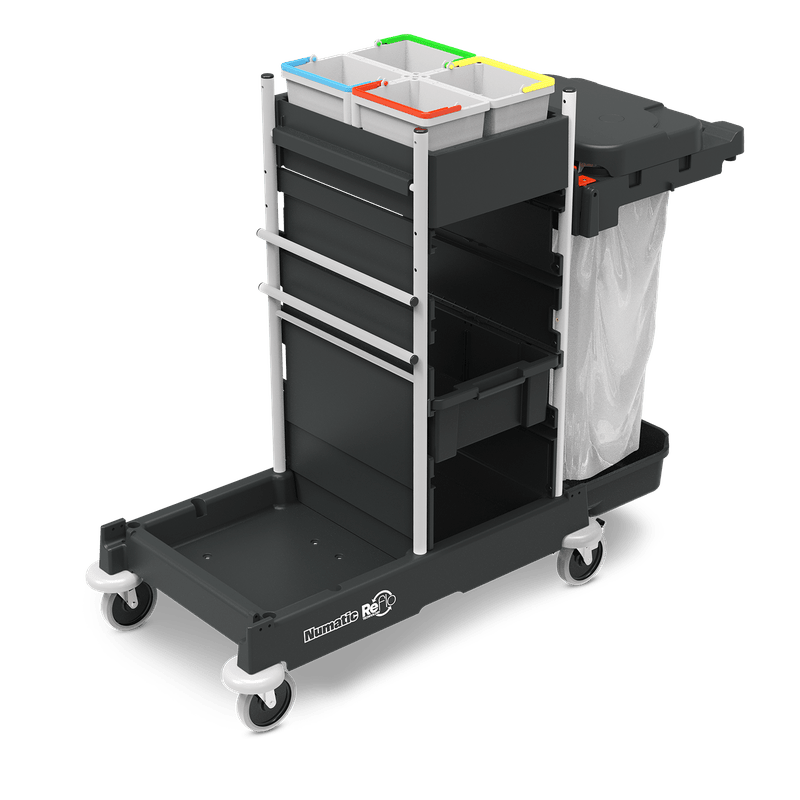 Numatic cleaning trolley SM1 (Reflo) without press set (basic model ProCar 7 Plus) | Pack (1 piece)
