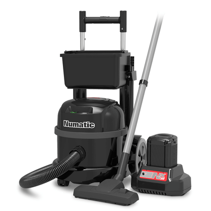 Numatic Batterie-Staubsauger PBT230NX/1, schwarz, Zubehörset AS56(2.2P) | Packung (1 Stück)
