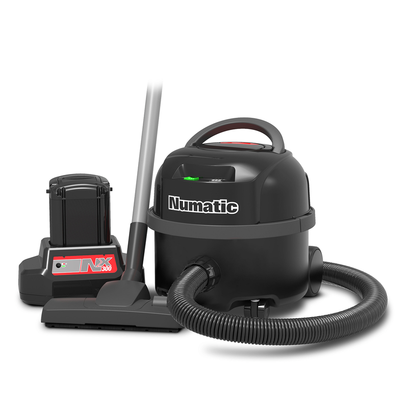 Numatic Batterie-Staubsauger NBV190NX/1, reflo, Zubehörset AS56(2.2P) | Packung (1 Stück)