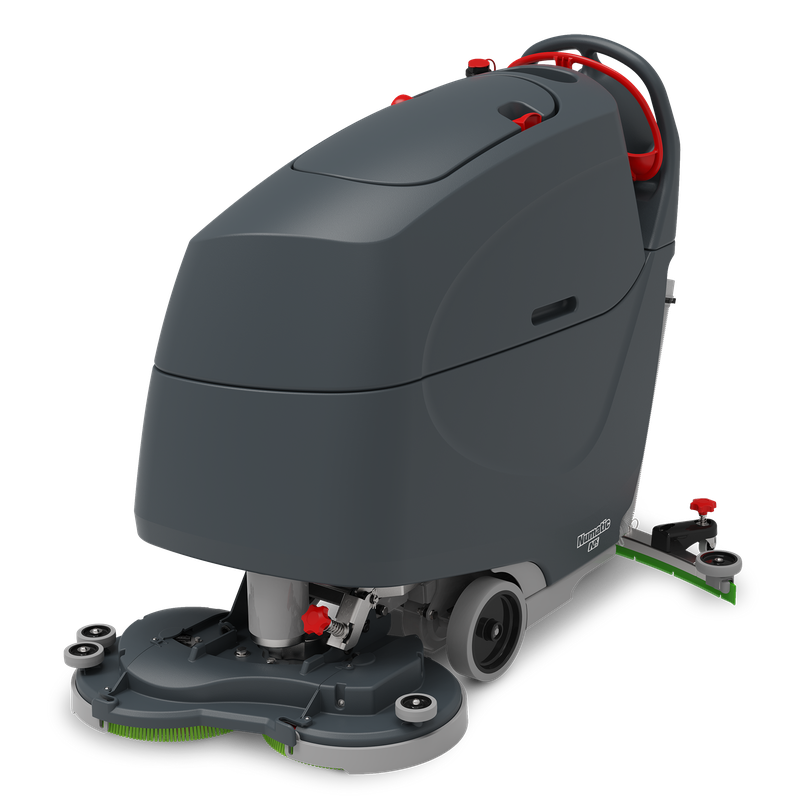 Numatic battery scrubber dryer TBL8572 incl. integrated charger + 2 TenTec brushes red 606303 (UN3481) WITHOUT A | Pack (1 piece)