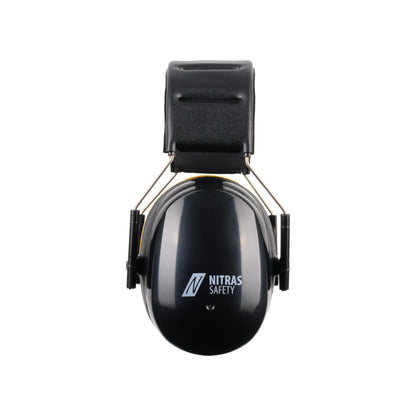 NITRAS MUTE DEFENDER PRO, Kapselgehörschutz, schwarz / gelb, EN 352-1 Kunststoff | Packung (1 Stück)