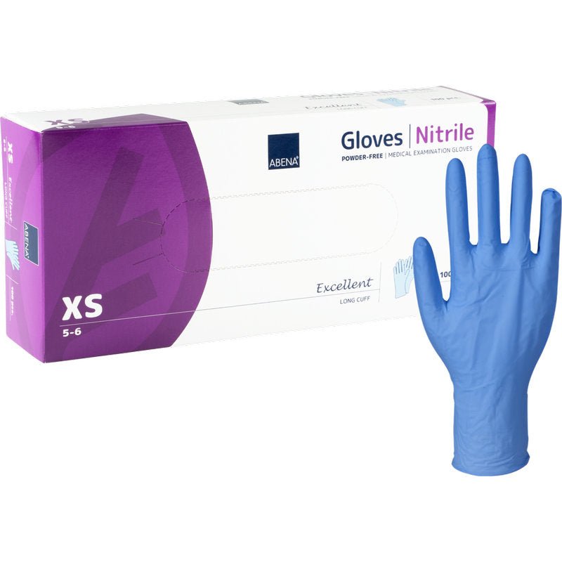 Nitril-Handschuhe Excellent, Puderfrei, Lang, Blau