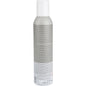 A gray-and-white aerosol can with a white cap, labeled "Cleansing Foam, 400 ml" by Abena Re-Seller GmbH, is shown from the back with detailed product information and instructions for facial cleansing and makeup removal. Packaged in a box of 6.