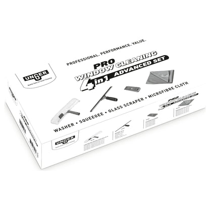 Unger PRO Window Cleaning 4in1 Advanced Kit