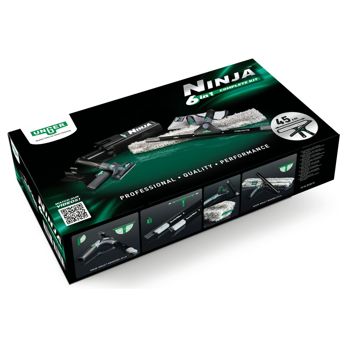 Unger Ninja 6in1 Complete Kit 45 cm