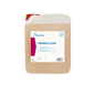 Ein 5-Liter-Kanister der Dr. Schumacher GmbH THERMO CLEAR mit rotem Deckel und Produktinformationsetikett, konzipiert für die hygienische Reinigung.