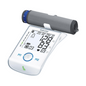 The discontinued item Beurer upper arm blood pressure monitor BM 85 by Beurer GmbH measures blood pressure and pulse on the upper arm, displays values clearly, and supports easy control via Bluetooth and app. The package contains 1 piece, gray cuff.