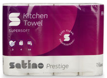 CWS Küchenrollen Prestige 3-lagig, Hochweiß  | Karton (8 Packungen)