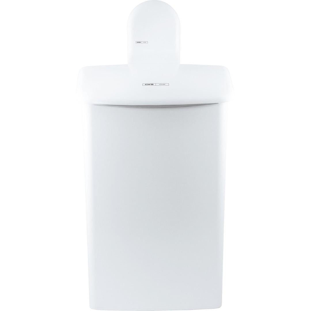 The CWS ParadiseLine Wall Mount for Hygiene Box 575000 is a white wall mount from CWS designed for the secure placement and easy installation of hygiene boxes. It features a smooth surface and sturdy construction.