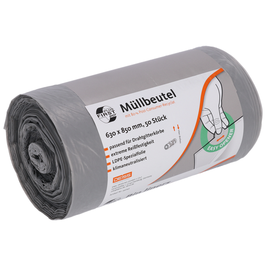 DEISS First Plus Pcr Müllsäcke 80 Liter, 34043