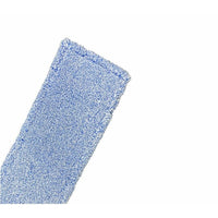 A close-up of the Arcora Micro Blue 2.0 Db-Fc flat-press mop with a special polyester pad (75 pieces, Arcora International GmbH) on a white background—ideal for efficient floor cleaning.