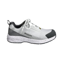 Safety shoes S1PS, laces safety shoes S1PS, white/anthracite grey