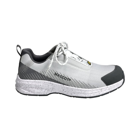 Safety shoes S1PS, laces safety shoes S1PS, white/anthracite grey