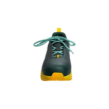 Safety shoes S1PS, laces safety shoes S1PS, forest green/sun yellow