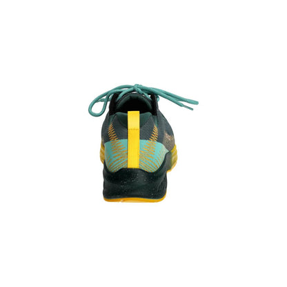 Safety shoes S1PS, laces safety shoes S1PS, forest green/sun yellow