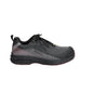 Safety shoes S1PS, laces safety shoes S1PS, anthracite grey/bordeaux